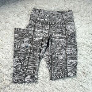 Lululemon Fast & Free 7/8 Tight II *Nulux 25" Swerve Vapor Metal Grey